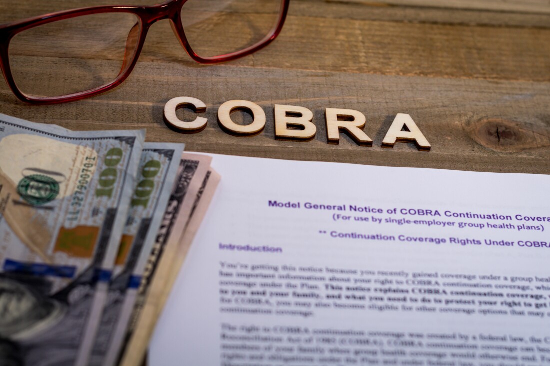 COBRA Coverage - Tax Credit